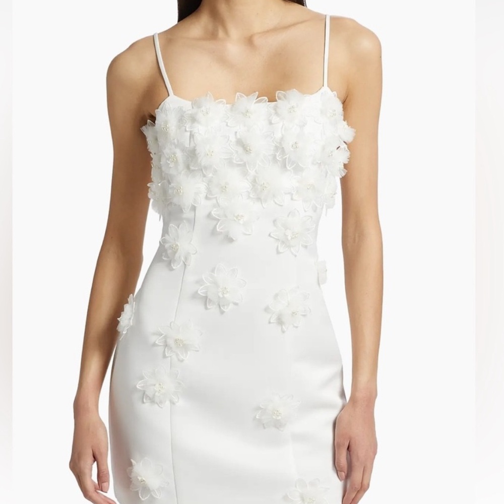 Elliatt White Sheath Dress with Spaghetti Straps